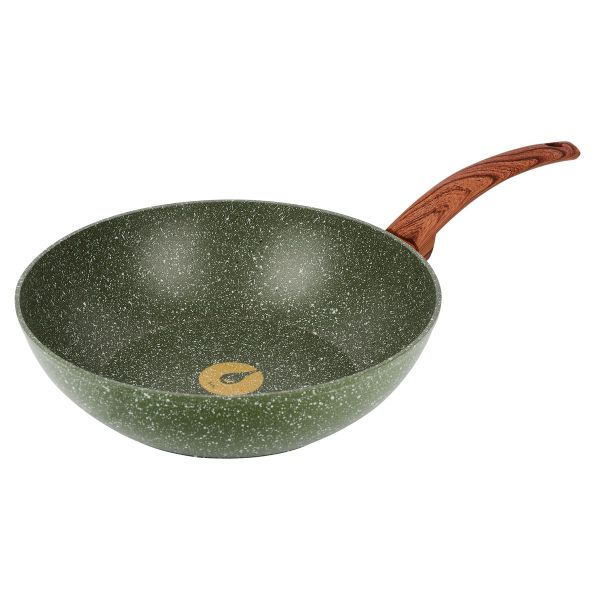 Сковорода алюминиевая WOK RINGEL Pesto без крышки, 28 см (RG-1137-28 w)