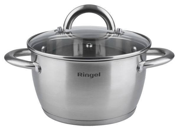 Кастрюля с крышкой RINGEL Bonn 4.7л, 22 см (RG-2003-22)