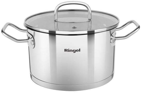 Кастрюля с крышкой RINGEL PRIME 4.7л, 22 см (RG 2019-22)
