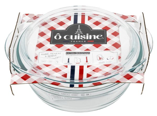 Каструля скляна кругла O CUISINE з кришкою 2.3 л + 0.7 л (208AC00/2043)