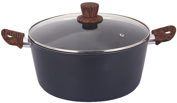 Кастрюля алюминиевая с крышкой BRAVO CHEF 4,1 л, 24 см (BC-2101-24)
