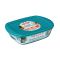 Форма для запікання прямокутна PYREX Cook&Store з кришкою 2,5 л, 28х20х8 см (216P000/7645)