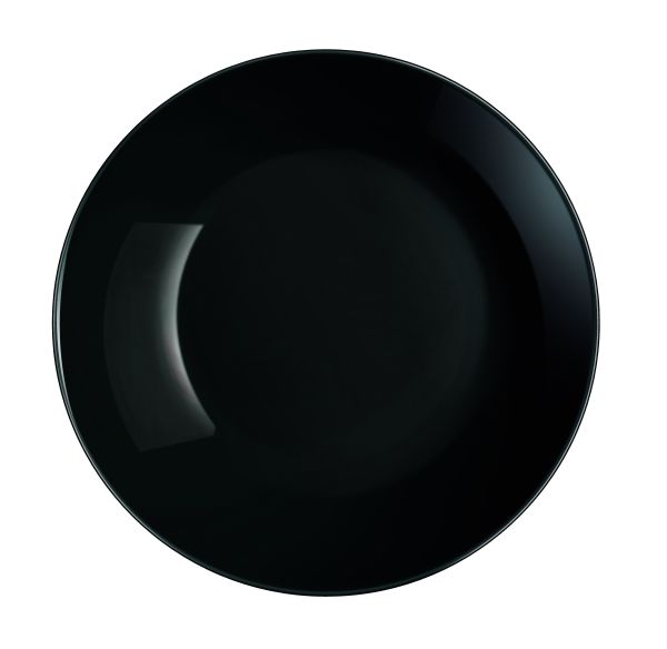 Тарелка суповая LUMINARC DIWALI BLACK 20 см (P0787)