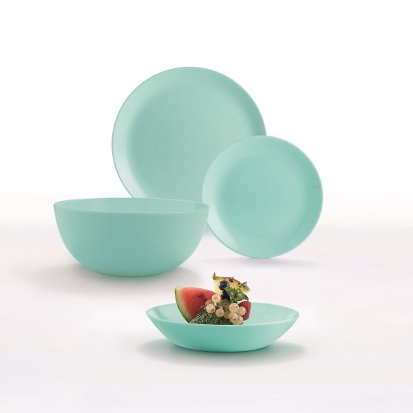 Столовий сервіз LUMINARC DIWALI LIGHT TURQUOISE 19 пр. (P2947)