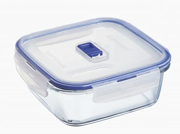 Контейнер для хранения квадратный Luminarc Pure box active 1220мл, (P3552)