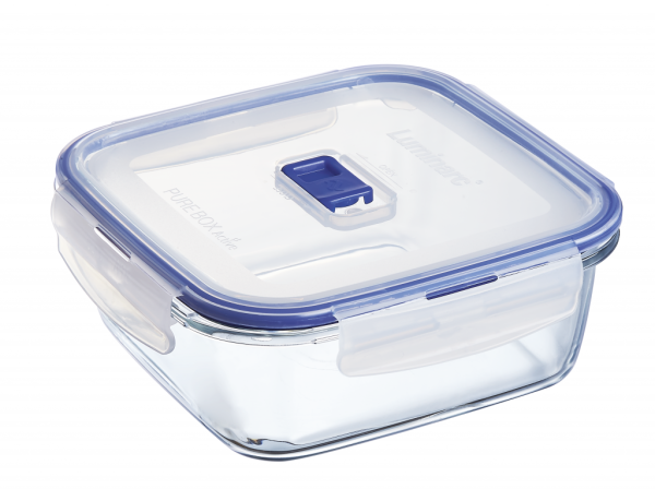 Стеклянный контейнер для хранения квадратный LUMINARC PURE BOX ACTIVE 760 мл (P3551)