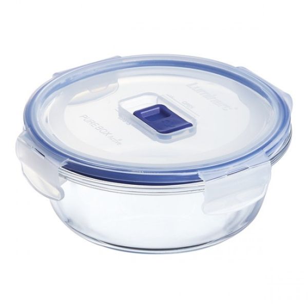 Стеклянный контейнер для хранения круглый LUMINARC PURE BOX ACTIVE 670мл (P3554)