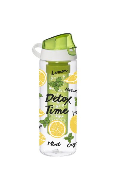 Бутылка для воды Herevin Lemon-Detox Time с инфузером 750 мл (161558-810)