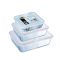 Форма для запікання прямокутна PYREX Cook&Freez з кришкою 4 л, 27х22х9 см (244P000/7943)