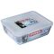 Форма для запікання прямокутна PYREX Cook&Freez з кришкою 4 л, 27х22х9 см (244P000/7943)