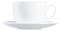 Кофейный сервиз LUMINARC ESSENCE WHITE, 90 мл, 12пр (P3404)