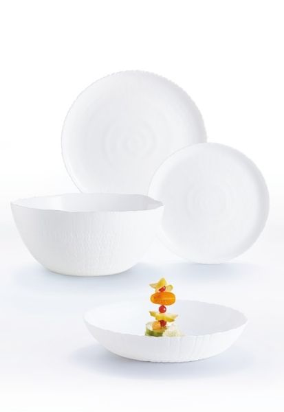Столовый сервиз LUMINARC AMMONITE WHITE 19 пр. (P9103)