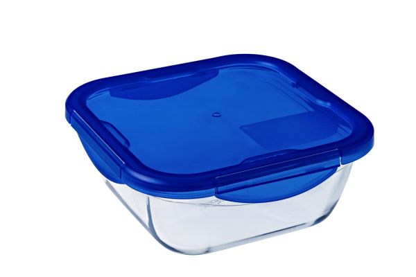 Форма для запікання квадратна PYREX CK&GO з кришкою 0,8 л, 16х16х6 см (285PG00)