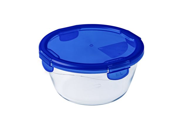 Форма для запікання кругла PYREX CK&GO з кришкою 0,7 л, 15х8 см (287PG00)