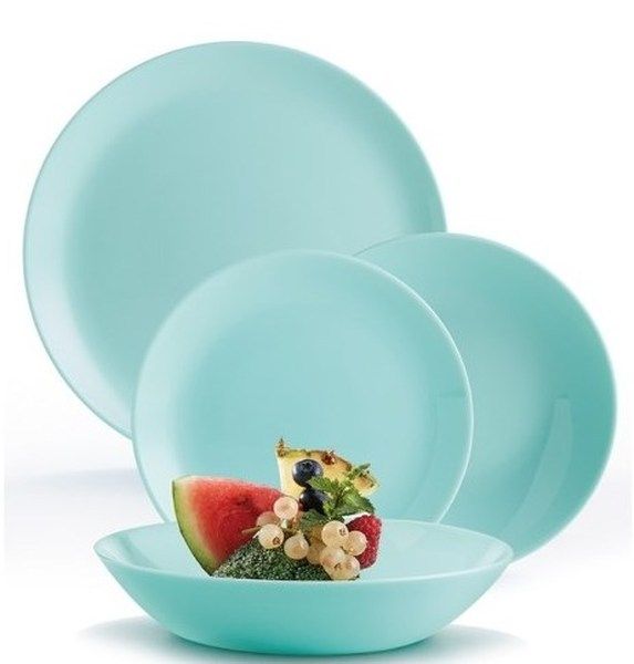 Столовый сервиз LUMINARC DIWALI LIGHT TURQUOISE 18 пр. (P2963)