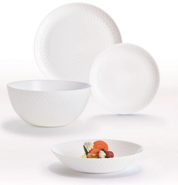 Столовый сервиз LUMINARC PAMPILLE WHITE 19 пр. (Q6158)