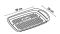 Деко прямокутне для випікання PYREX Asimetria 33х25 см (AS33BV0/7646)
