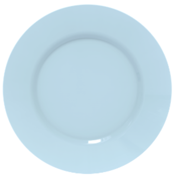 Тарелка обеденная LUMINARC PLUMI PARADISE BLUE 24 см (V9221)