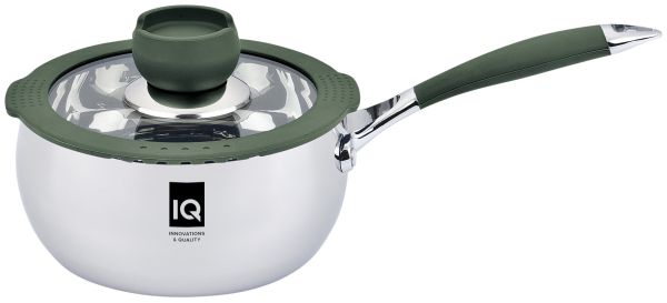 Ківш з кришкою IQ Be Trendy 1.6 л, 16 см (IQ-4044-16)