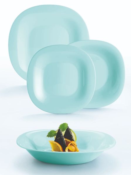 Столовый сервиз LUMINARC CARINE LIGHT TURQUOISE 18 пр. (P7628)