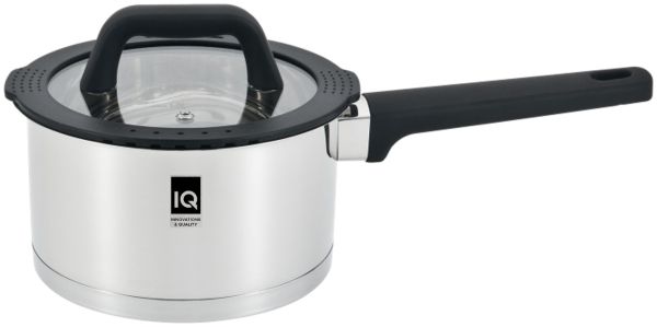 Ковш с крышкой IQ Be Traditional 1.3 л, 16 см (IQ-4046-16)