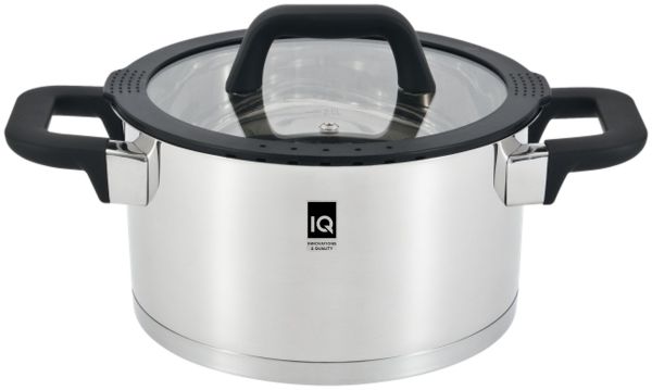 Кастрюля с крышкой IQ Be Traditional 4.3 л, 22 см (IQ-2046-22)