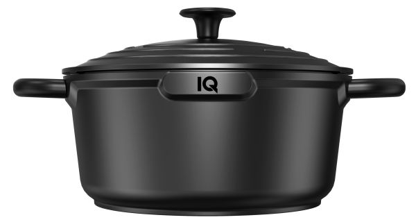 Кастрюля алюминиевая с крышкой IQ Be Simple 6.4 л, 28 см (IQ-2049-28)
