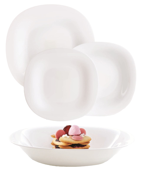 Столовый сервиз LUMINARC CARINE WHITE 18 пр. (N2184)