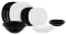 Столовый сервиз LUMINARC CARINE WHITE&BLACK 19 пр. (V8305)