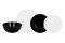 Столовый сервиз LUMINARC DIWALI BLACK & WHITE 19 пр (P4360)