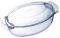 Каструля скляна овальна PYREX з кришкою 4.4 л + 1.4 л (460A000/8443)