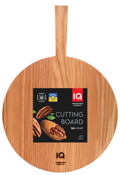 Доска разделочная из дерева IQ Be Smart 28*2 см (IQ-5024/3)
