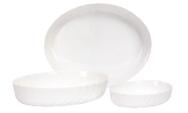 Набор форм для запекания LUMINARC SMART CUISINE TRIANON, овальные 36х29см/32х24см/22х16см (P7773)
