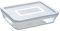 Форма для запікання прямокутна PYREX Cook&Freez з кришкою 1.5 л, 22х17х6 см (242P000/7946)