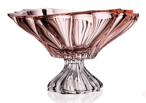 Фруктовниця на ніжці Bohemia Plantica Pink 330 мм (6KG03 72T31 330 P)