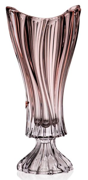 Ваза на ніжці Bohemia Plantica Pink 400 мм (8KG97 72T31 400 P)