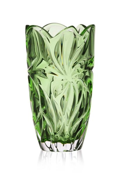 Ваза для квітів Bohemia Flora Green 280 мм (8KH29 72T27 280 Z)