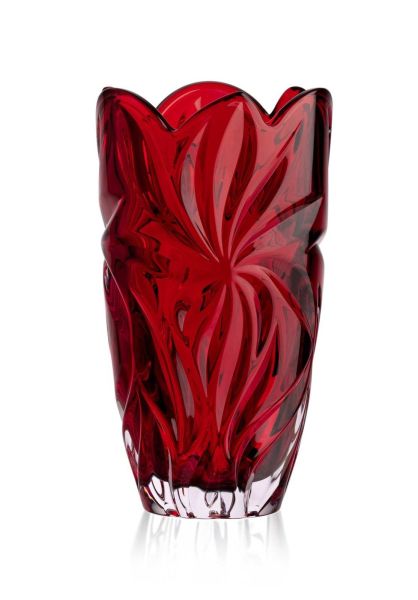 Ваза для квітів Bohemia Flora Red 280 мм (8KH29 72T62 280 R)