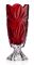 Ваза на ніжці Bohemia Flora Red 365 мм (8KH29 72T62 365 R)