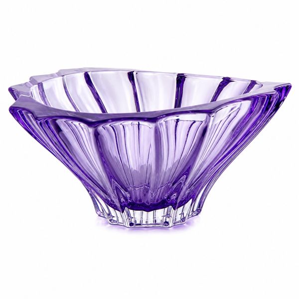 Конфетница Bohemia Plantica Amethyst 220 мм (6KG02 72T30 220 F)