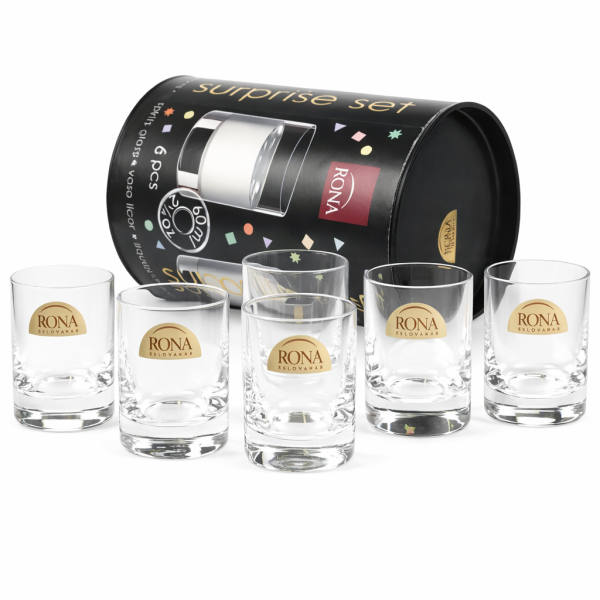 Набор стопок Bohemia Surprise set 60мл, 6шт в подарочном тубусе  (1605/60)