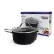 Кастрюля алюминиевая Bohmann 2,5 л, 20 см (BH 7421-20 MRB)