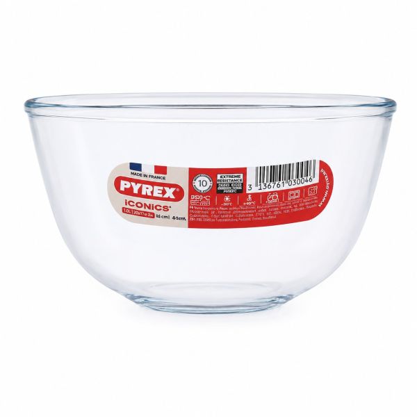 Миска скляна PYREX 3.1 л, 24 см (181B000/8446)