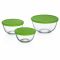 Миска скляна PYREX з кришкою 0.7 л, 15 см (404B000/8046)