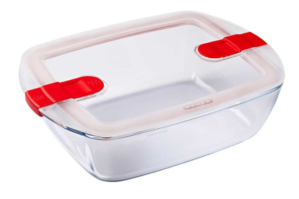 Форма для запікання прямокутна PYREX CK&HT з кришкою 2,5 л, 28х20х8см (216PH00/7644)