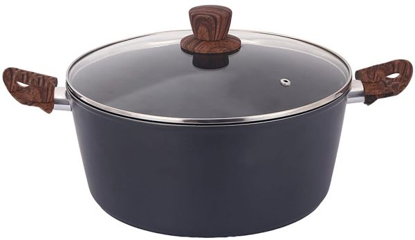Каструля алюмінієва з кришкою BRAVO CHEF 4,1 л, 24 см (BC-2101-24)