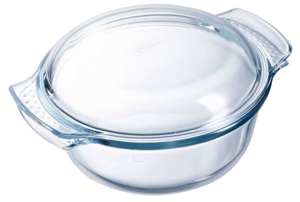 Каструля скляна кругла PYREX з кришкою 3.7 л + 1.4 л (118A000/7643)