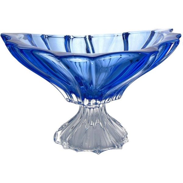 Фруктовщица на ножке Bohemia Plantica Blue 330 мм (6KG03 72S96 330 M)