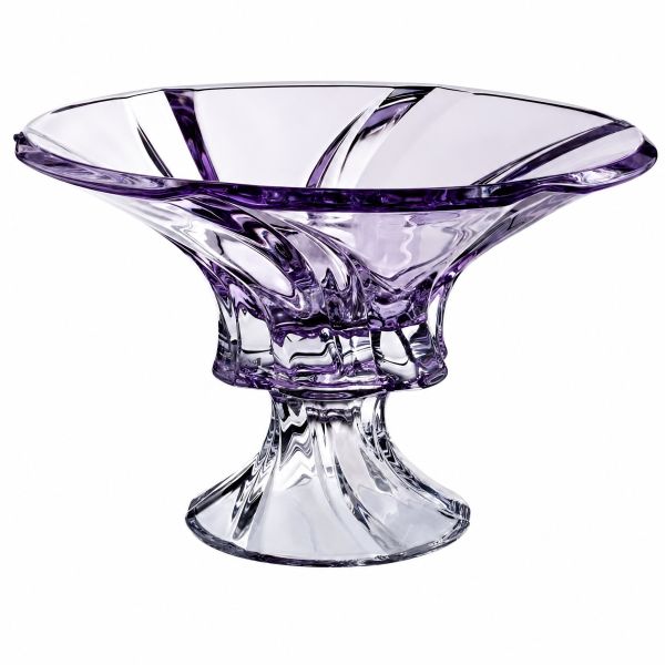 Фруктовница на ножке Bohemia Oklahoma Amethyst 305 мм (6KF06 72T30 305 F)