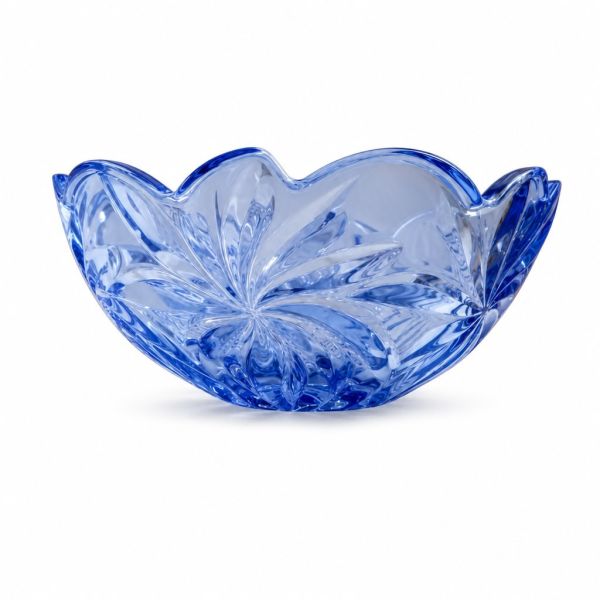 Фруктовница Bohemia Flora Blue 280 мм (6KG79 72S96 280 M)